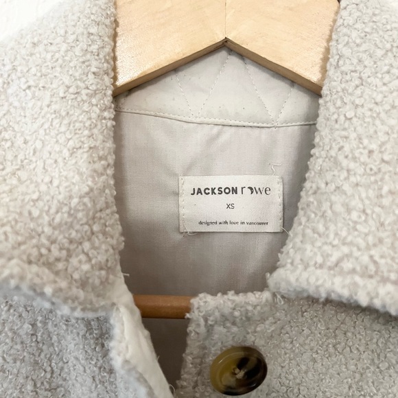 Jackson Rowe Panama Shirt Jacket Ivory XS - Picture 3 of 4
